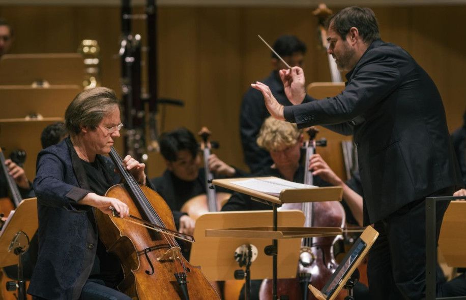 Kulturpalast / Moritzburg Festival hier Jan Vogler, Cello und Josep Caballé Domenech © Oliver Killig