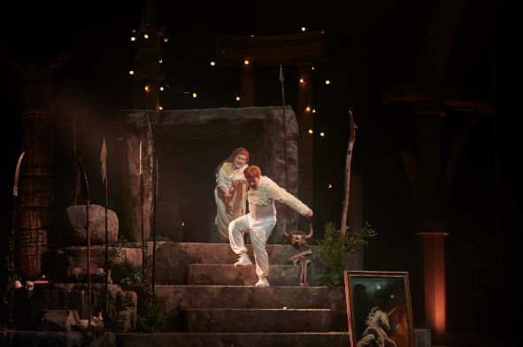 Staatsoper Stuttgart / GÖTTERDÄMMERUNG hier Christiane Libor als Brünnhilde und Daniel Kirch als Siegfried © Matthias Baus