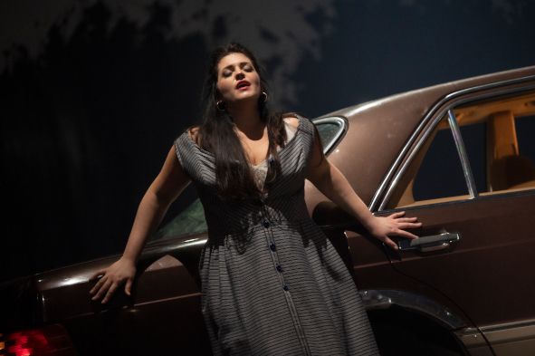 Landestheater Detmold / LADY MACBETH VON MZENSK hier Shelley Jackson als Katerina © Matthias Jung