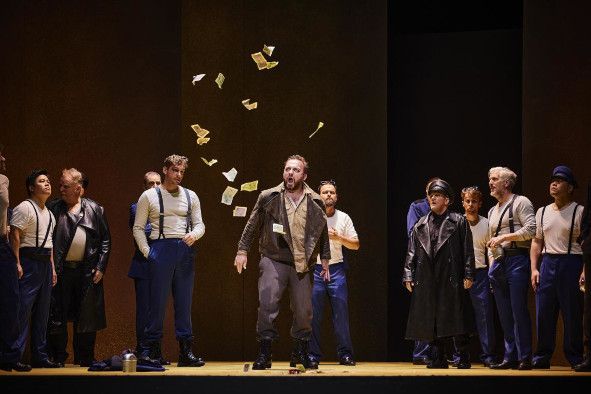 Semperoper / PIQUE DAME hier das Ensemble © Ludwig Olah