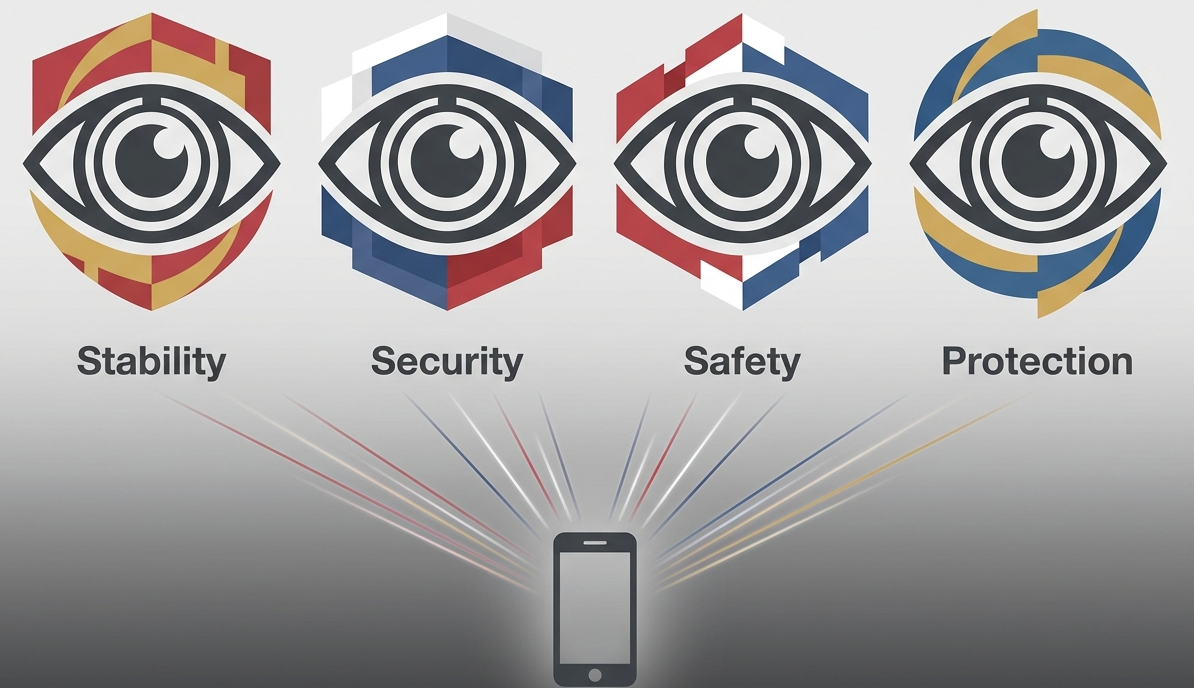 Same Surveillance, Different Flags