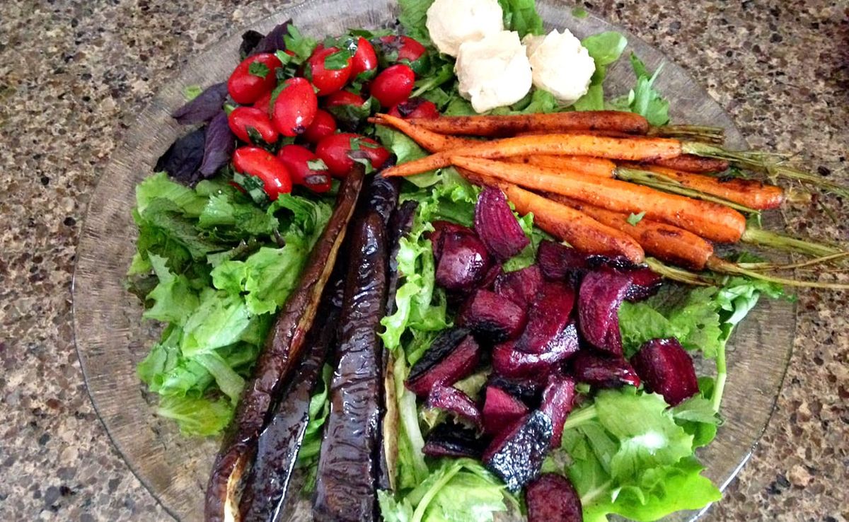 Ruthie Cohen's deconstructed salad highlights each ingredient. | Photo by Ruthie Cohen