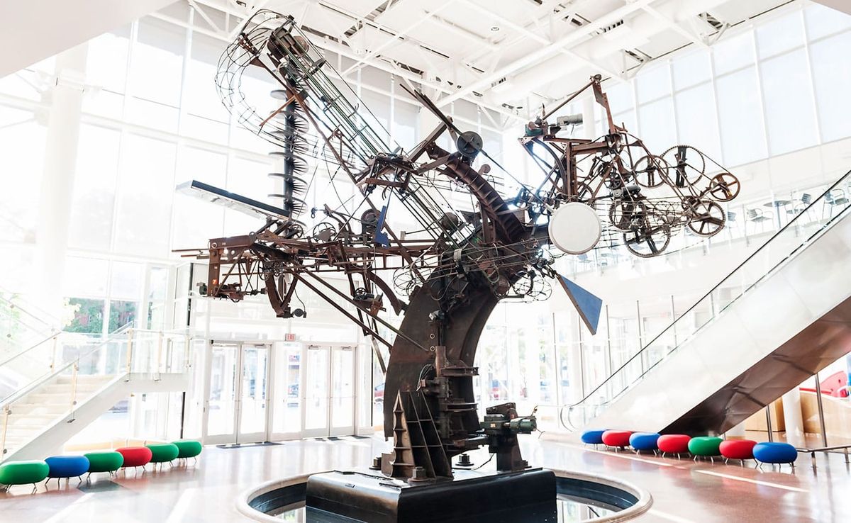 "Chaos I" by Jean Tinguely. | Photo by Adam Reynolds