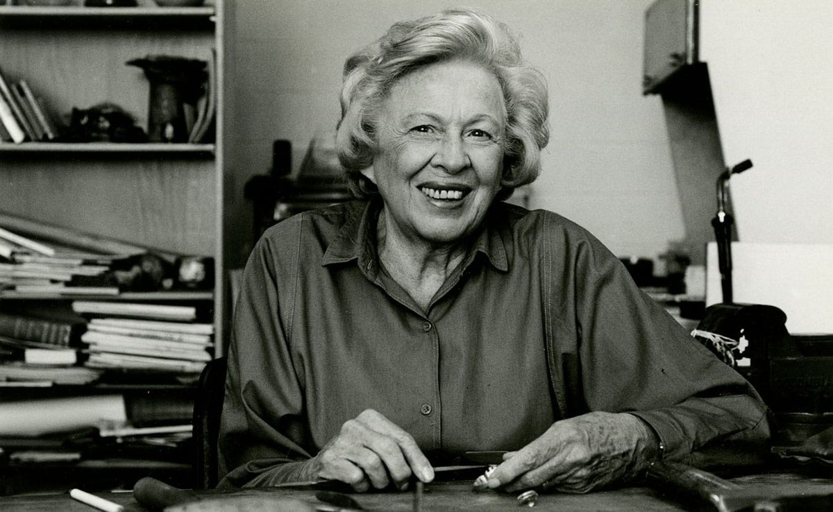 Alma Eikerman's legacy has inspired generations of artists and arts educators. She was an innovative metalsmith, jewelry desi