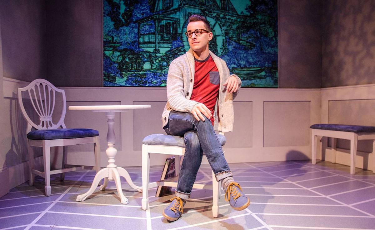 New-York-based Equity actor Remy Germinario as Alex in Cardinal Stage’s 2015 production of "Buyer and Cellar." Rachel Glago,