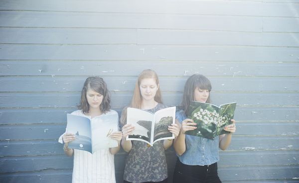 Working out of Bloomington and Chicago, "Driftless" magazine’s three-member publishing team includes (l-r) Anna Powell Teeter