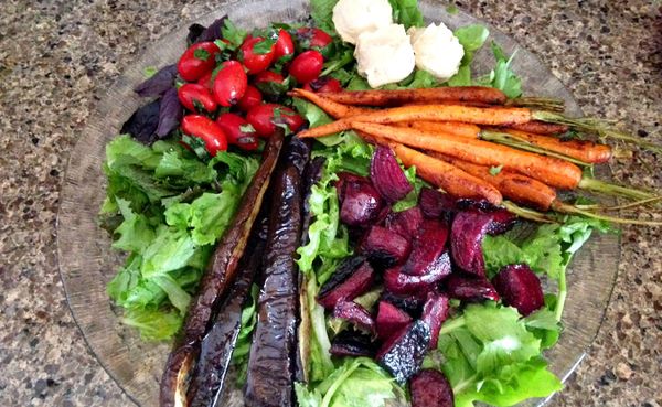 Ruthie Cohen's deconstructed salad highlights each ingredient. | Photo by Ruthie Cohen