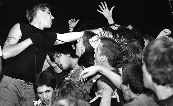 Bloomington’s thriving punk scene of the ’70s and ’80s paved the way for today’s punk bands. Pictured here, Seven Seconds per