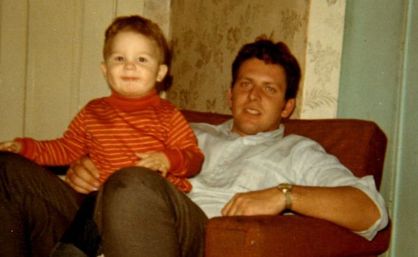 Troy Maynard (pictured here as a child with his father) spent many years angry at his troubled father, but that changed when