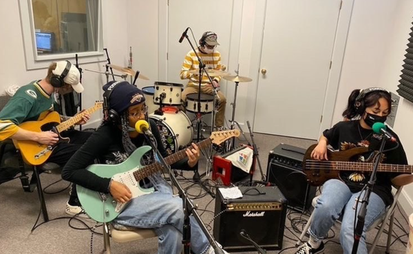 Christine Brackenhoff, the music director and assistant program director at WFHB Bloomington Community Radio, spoke to severa