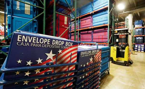 The process of conducting elections has become a focal point for misinformation. AP Photo/Ross D. Franklin