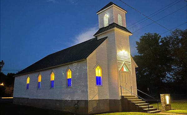 The First Baptist Church (Colored) in West Baden Springs was built in 1920 for the many Black employees of the West Baden Spr