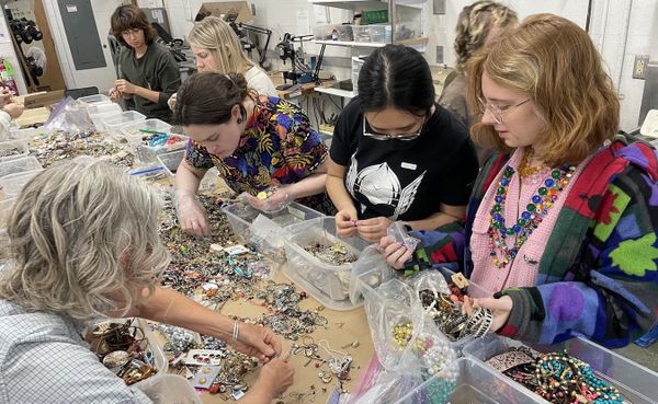 Radical Jewelry Makeover Bloomington kicked off in September with “the Sorting,” when metalsmiths and jewelry designers sorte