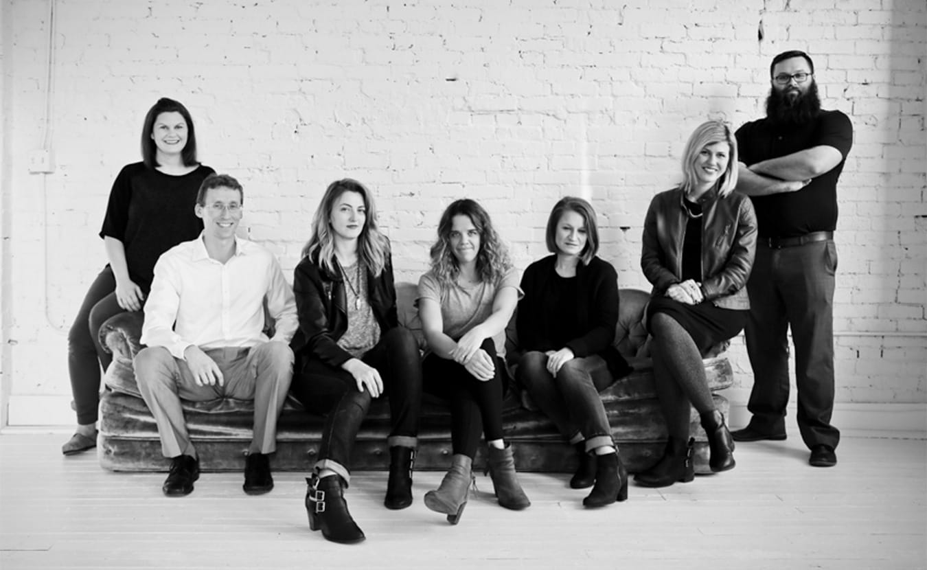 The Middle Cost Film Festival crew (l-r): Erin Erdmann, Jamey Brooks, Jessica Levandoski, Chelsea Sanders, Jessica Reed, Claire McInerny, and Garrett Poortinga. | Photo courtesy of Middle Coast Film Festival