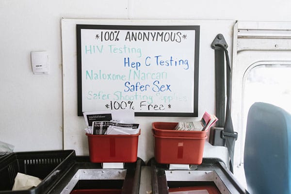 One aspect of harm reduction is helping drug users remain disease-free. | Photo by Natasha Komoda