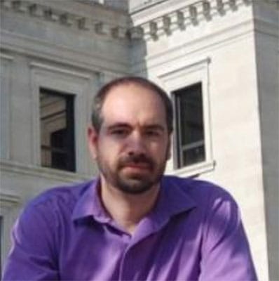 Michael LoPrete, Justice Unlocked’s only staff attorney. | Photo courtesy of Justice Unlocked