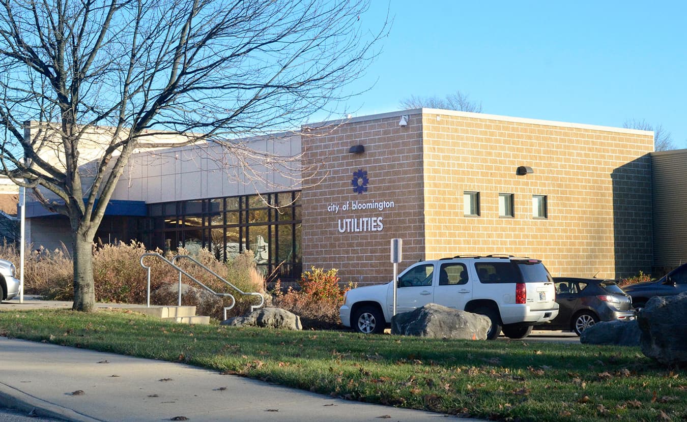 The City of Bloomington Utilities Department on the south side of Bloomington. | Photo by Lynae Sowinski