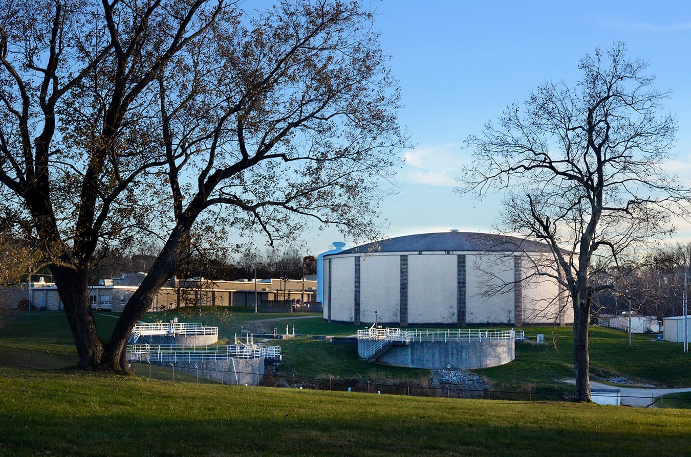 Monroe Water Treatment Plant near Lake Monroe. | Photo by Lynae Sowinski