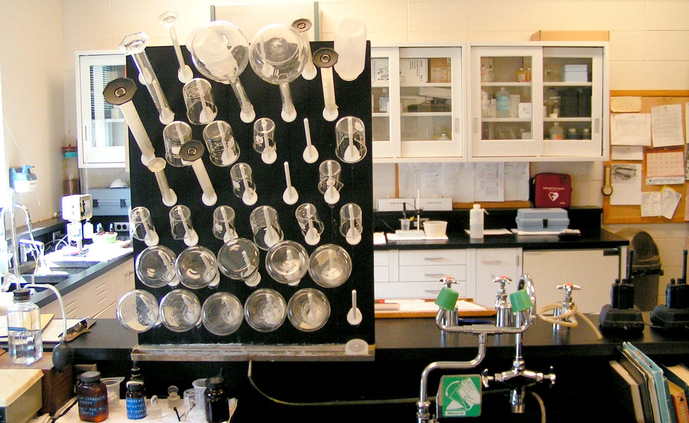 Treated water from Lake Monroe is tested in this lab at the Monroe Water Treatment Plant. | Courtesy photo