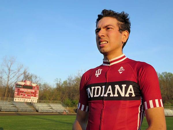 Abel Barrera Duran, a cyclist for Team Delta Chi and a member of the Little 500 Riders Council. | Limestone Post