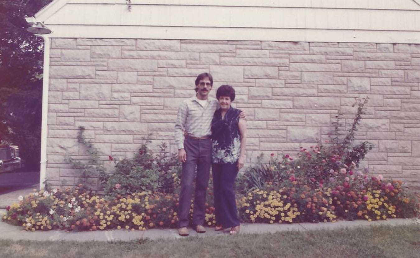 Thomas, left, with his mother, Shirley. | Courtesy photo