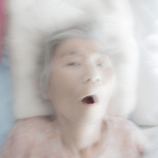 "Final Conversation," Tokyo, 2013, from the series Kai, Following the Cycle of Life. | Photo courtesy of Osamu James Nakagawa