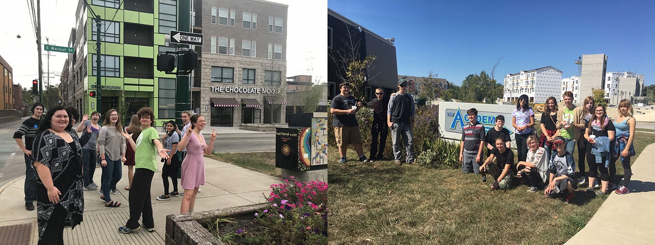 Rachel Bahr's two fall 2017 English 11 classes. | Courtesy photos