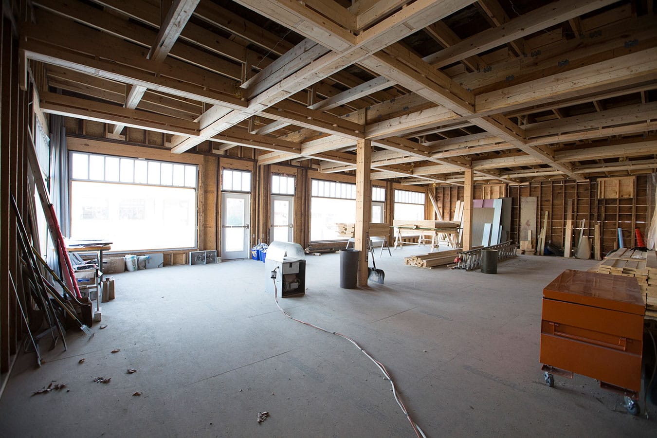 &nbsp;The room facing Rogers Street will be the Pictura Gallery space. | Photo by Chaz Mottinger, courtesy of Pictura Gallery