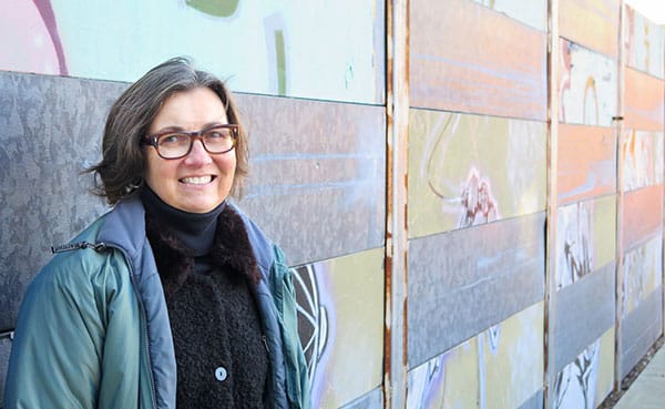 Cynthia Brubaker, who has worked on many historic preservation projects, including Middle Way House and I Fell, says the neighboring I Fell and FAR will benefit from each other. | Limestone Post