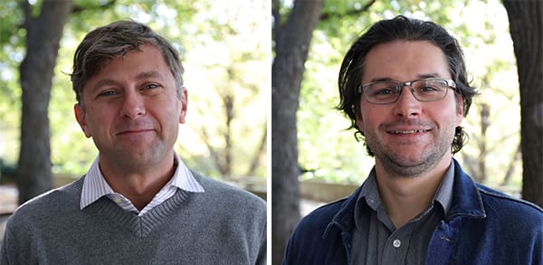 The Granfalloon's inaugural event last year focused primarily on Hoosier author Kurt Vonnegut Jr., but this year Comentale (left) and Joe Hiland, Associate Director of the Arts and Humanities Council, are branching out to include more contemporary topics and forms of creative expression — using Vonnegut as their “guiding spirit.”