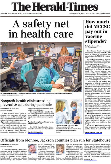 A family-owned media company, the Schurz Corporation, owned The Herald-Times for nearly 50 years before selling its newspapers to GateHouse Media. Ten months later, GateHouse bought Gannett Corporation and rebranded the company as Gannett. Calling itself a “digitally focused media and marketing solutions company,” Gannett owns The Herald-Times, Spencer Evening World, The Indianapolis Star, USA Today, and hundreds of&nbsp;other media outlets&nbsp;in 46&nbsp;states.