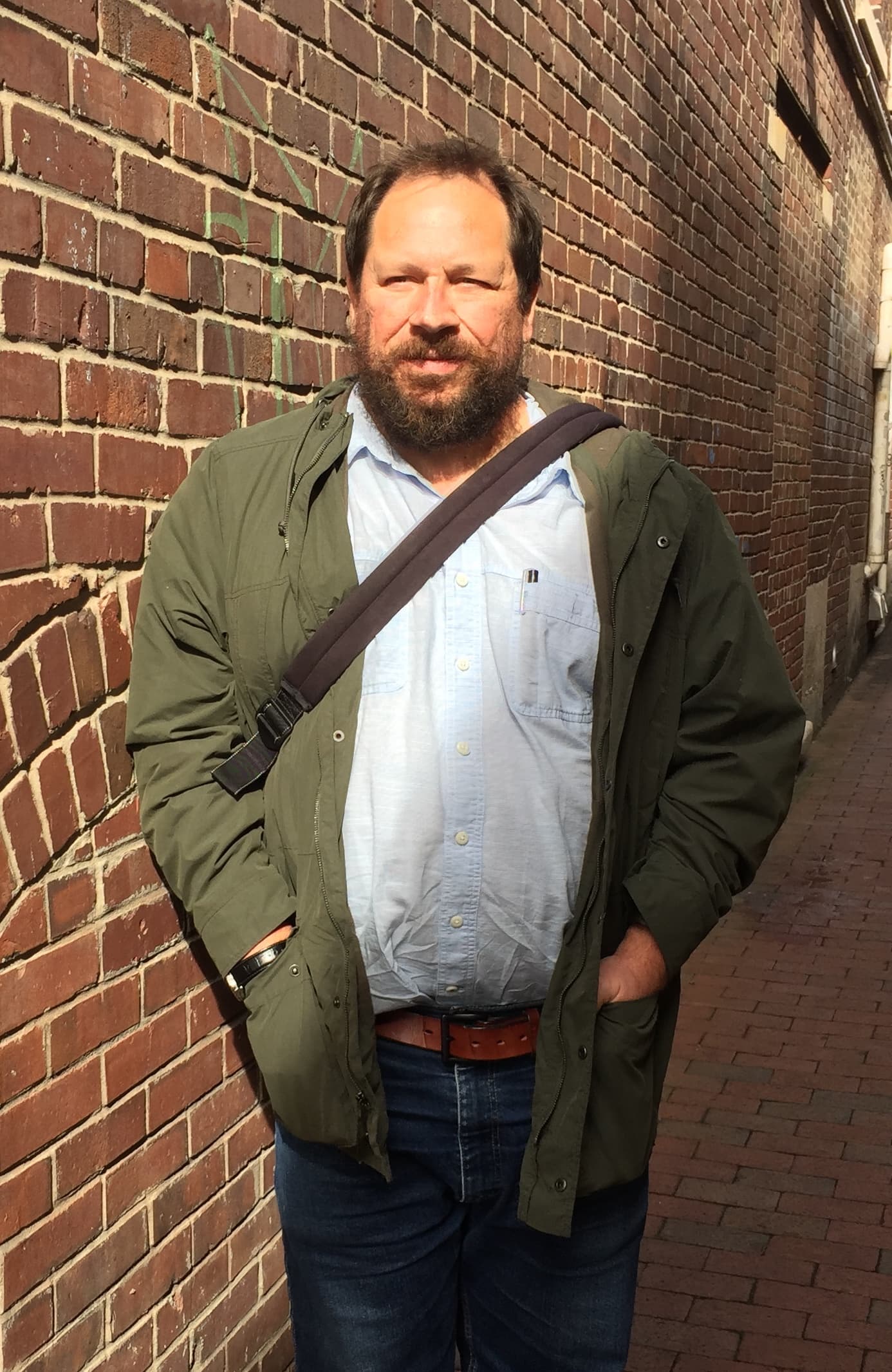 Photojournalist Jeremy Hogan started The Bloomingtonian after he was laid off from the Herald-Times, where he had worked for more than 20 years. | Photo by Limestone Post