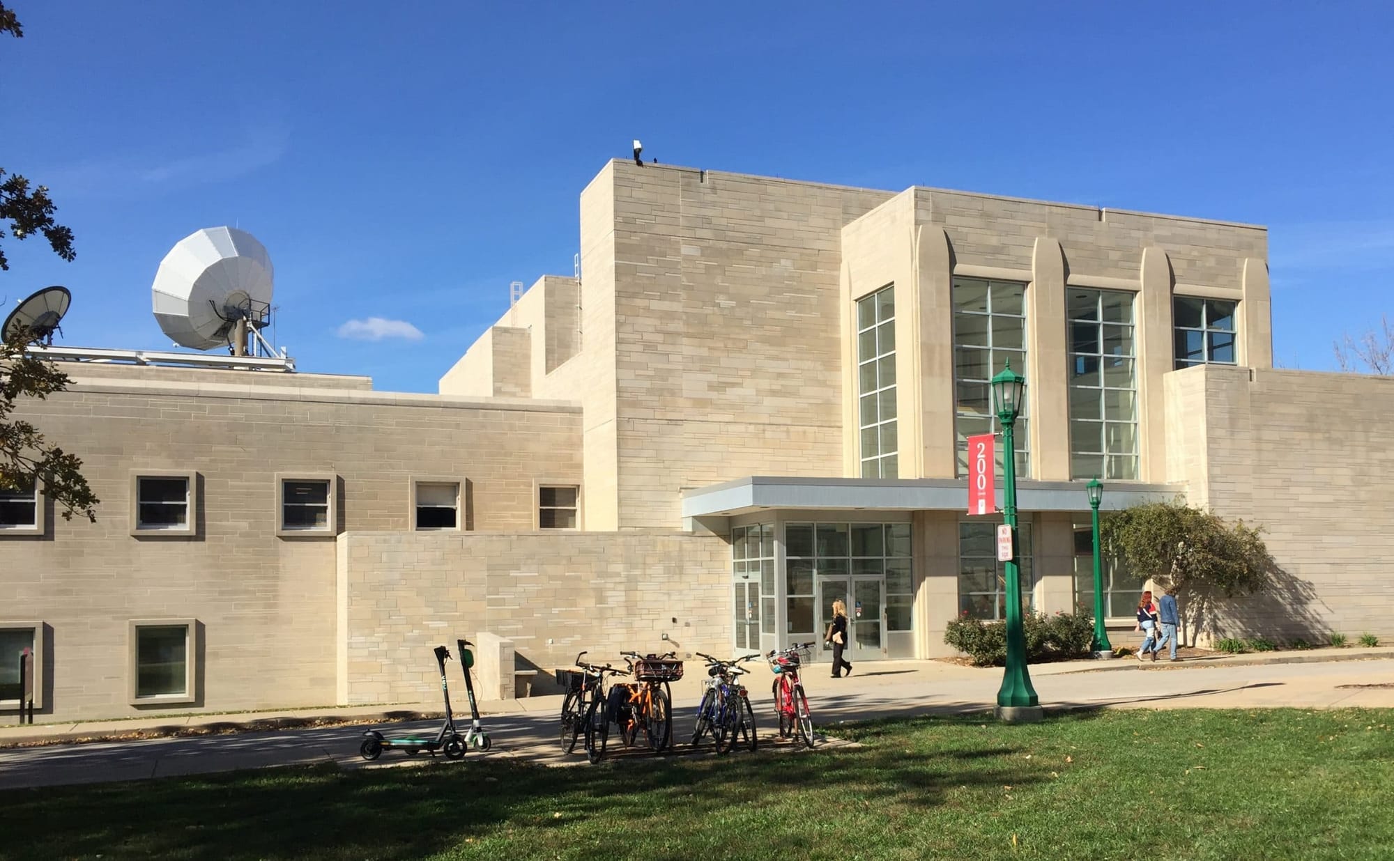 WFIU and WTIU broadcast from the Radio-Television Center on the IU Bloomington campus at West 7th Street. | Photo by Limestone Post