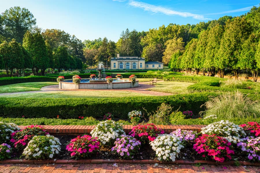 The garden at West Baden Springs Hotel | Courtesy photo