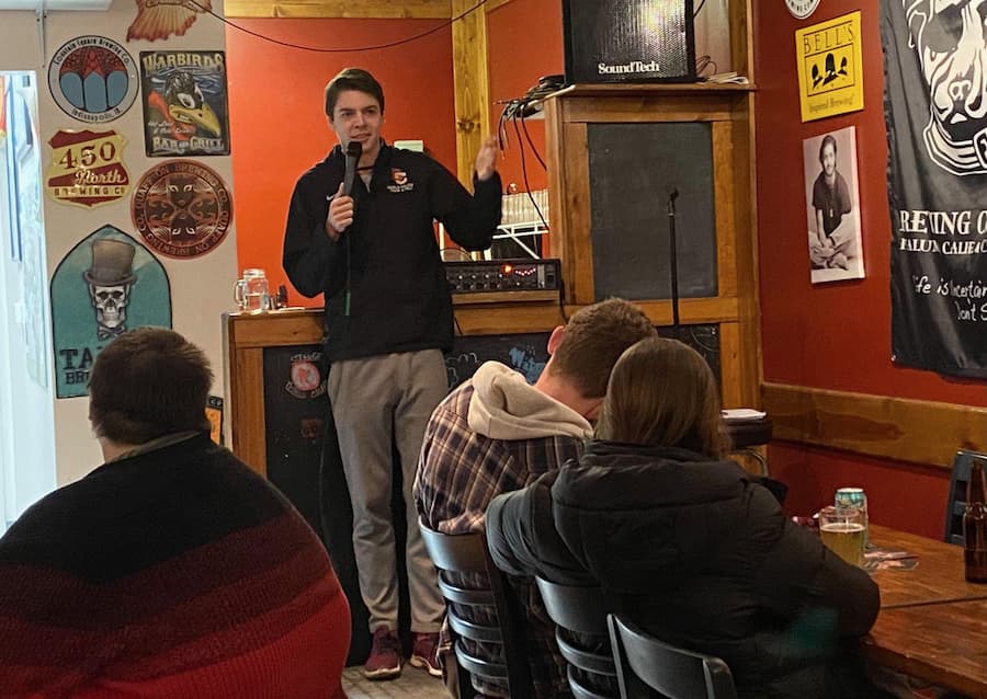 James Tanford at Hoppy Wobbles Pub | Photo by Christine Brackenhoff