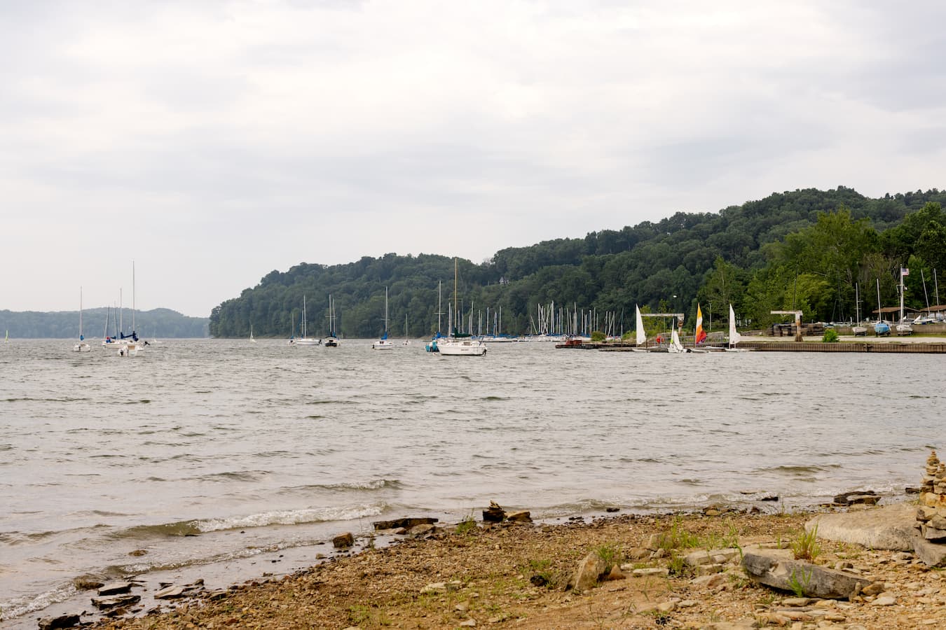The Moores Creek Sailing Marina is operated by the Lake Monroe Sailing Association at Lake Monroe. | Photo by Anna Powell Denton