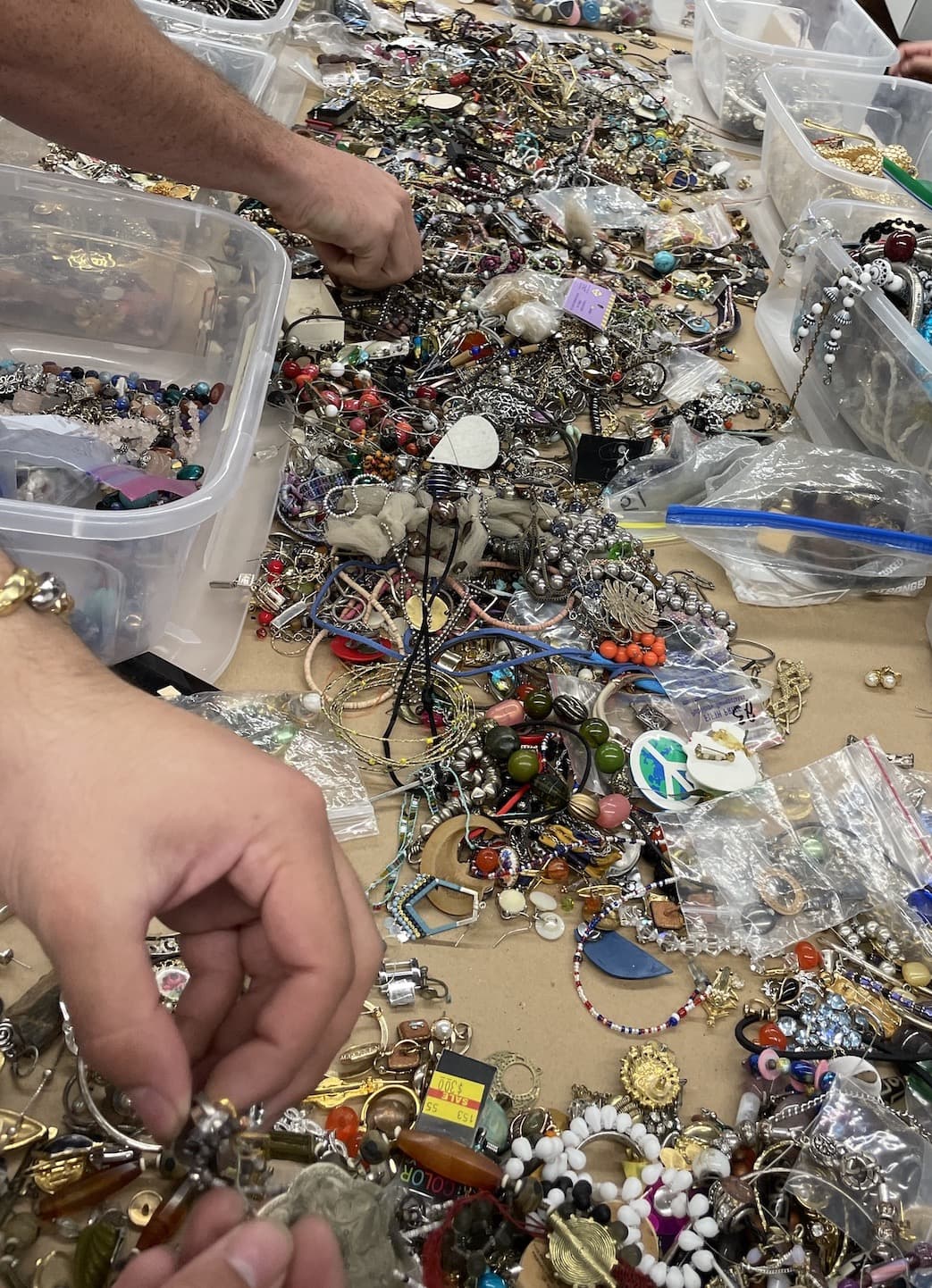 Metalsmiths and jewelry makers will turn these and other donated pieces into new jewelry that will be juried and shown in an exhibition at the IU Grunwald Gallery of Art in January as part of Radical Jewelry Makeover Bloomington. | Courtesy photo