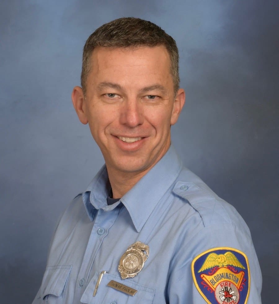 Tom Figolah,&nbsp;Bloomington Firepartment’ommunity Engagement Officer