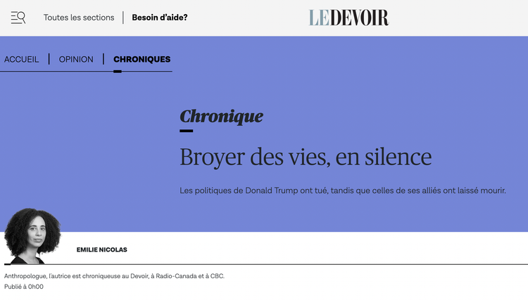 Le réarmement broie des vies