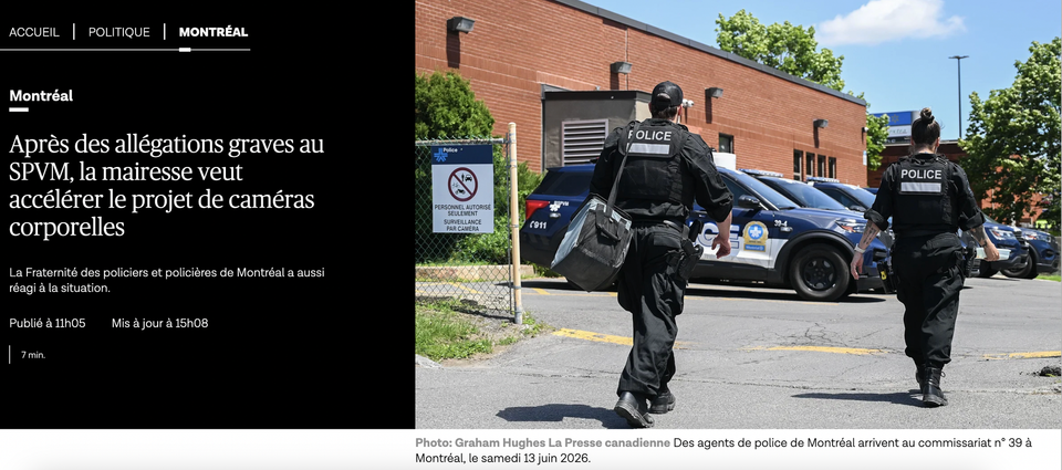 La police et l'enjeu de l'entrisme réactionnaire