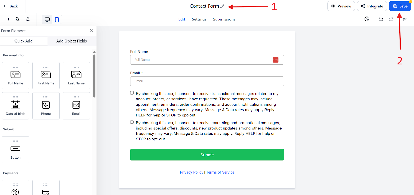 The image outlined reveals how you can save names and emails to add them to your contacts address.