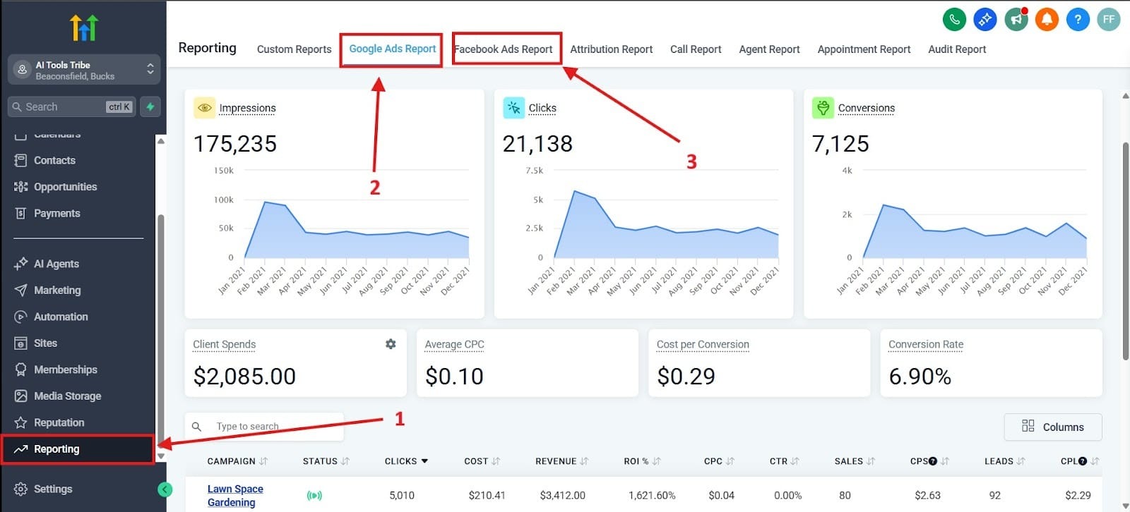 You can use the image to create ads reports.
