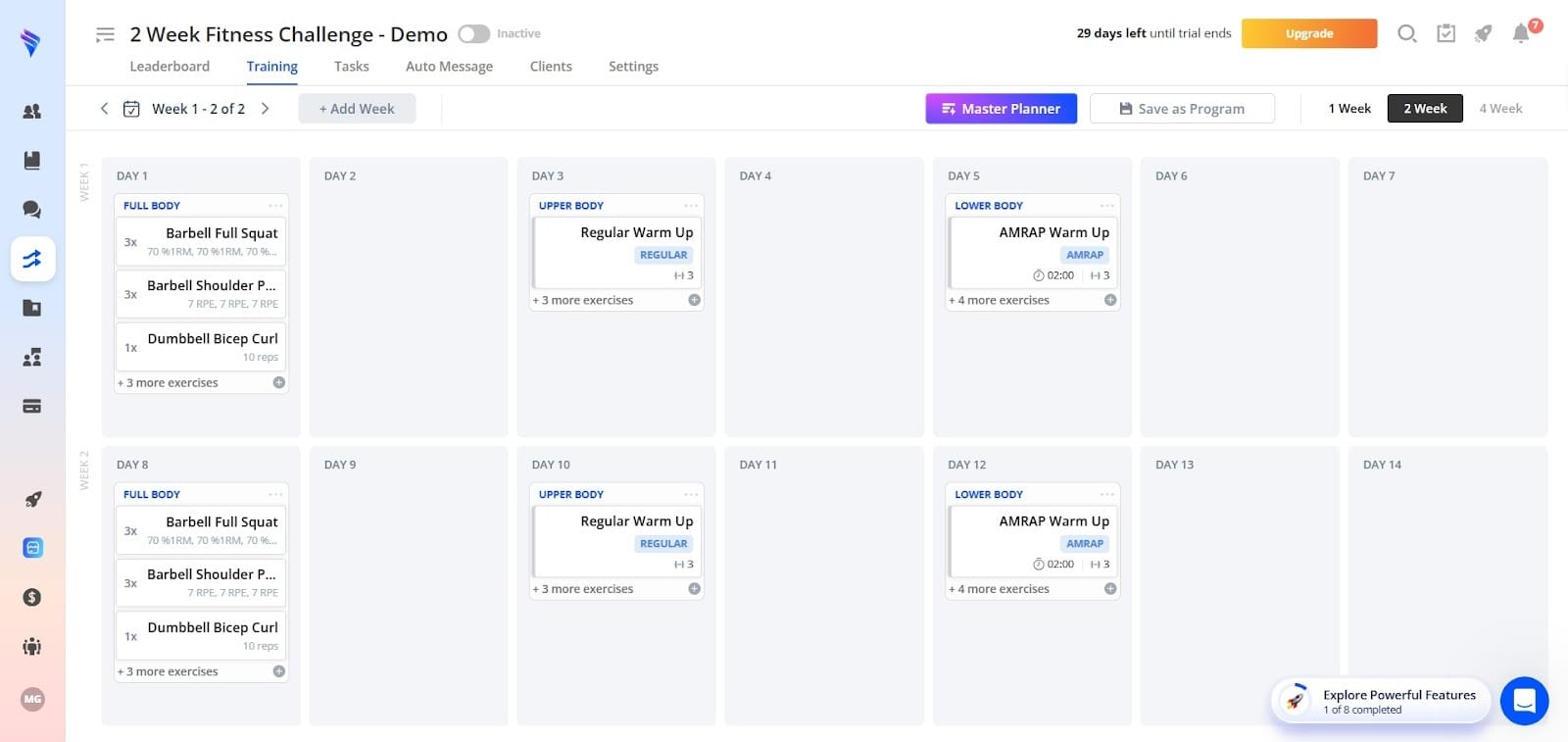 The image shows how to automate your workflow for your personal training business.