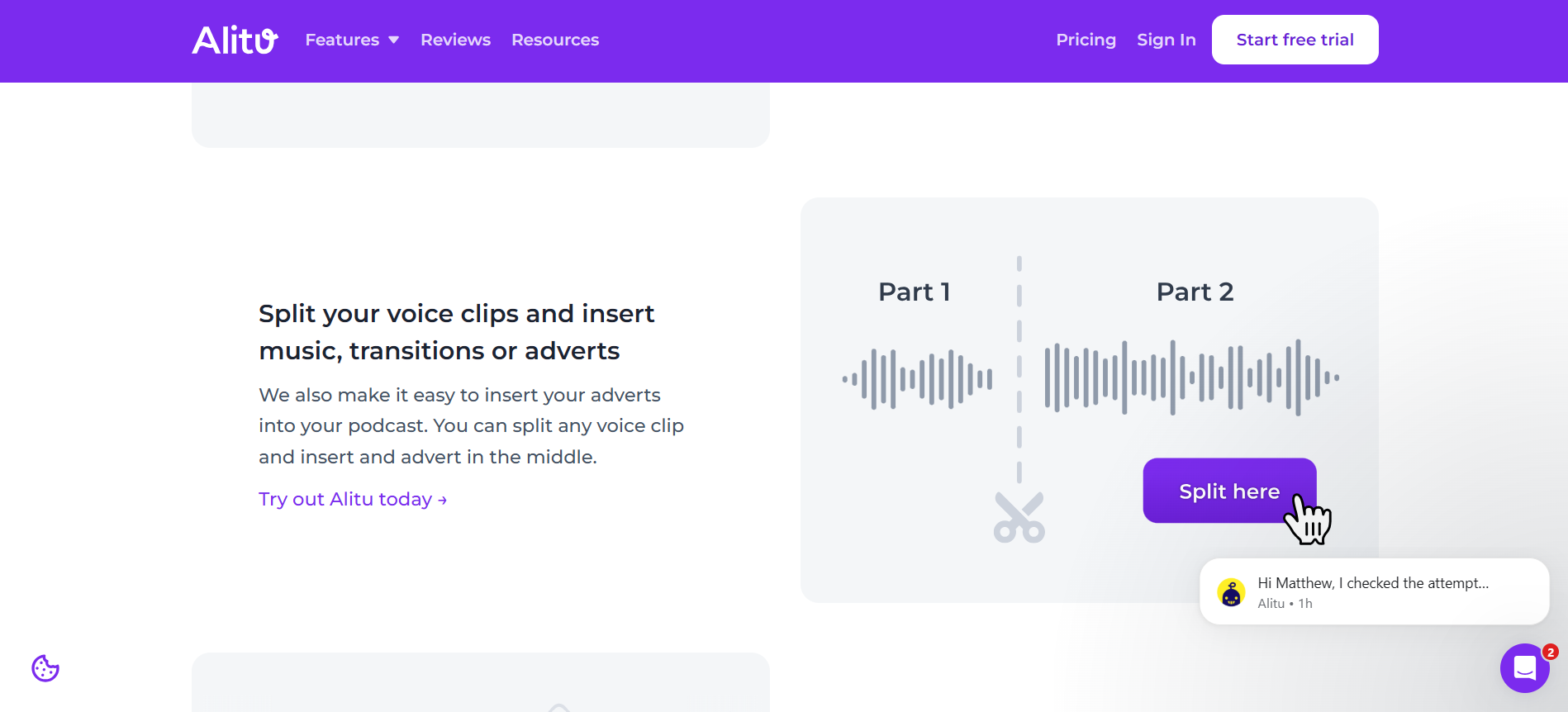 The image highlights how it’s easier than ever before to edit your audio clips.
