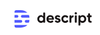 logo of Descript, an online video and audio editor