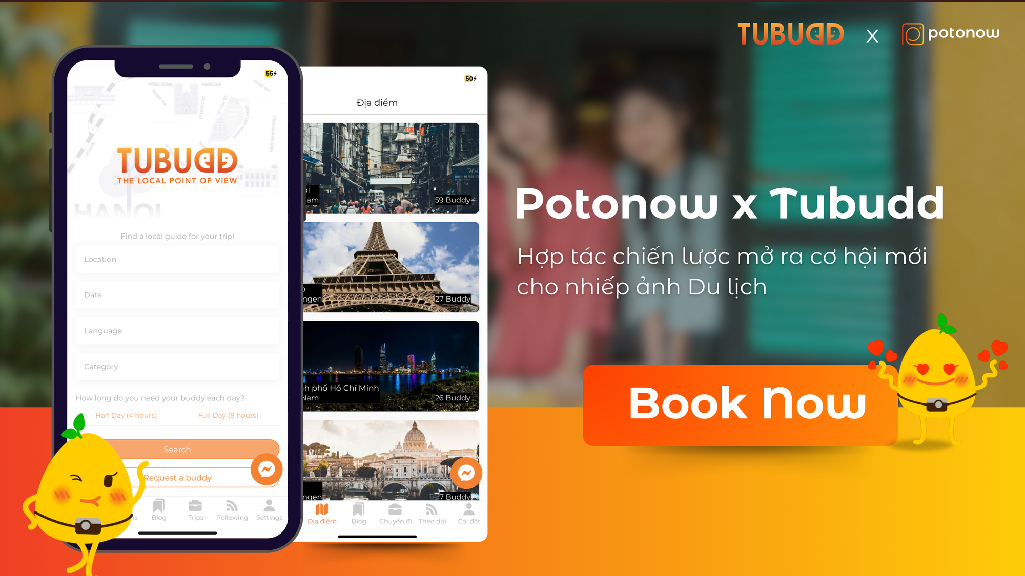 Công bố đối tác: Potonow x Tubudd - Mở ra những cơ hội mới cho nhiếp ảnh du lịch