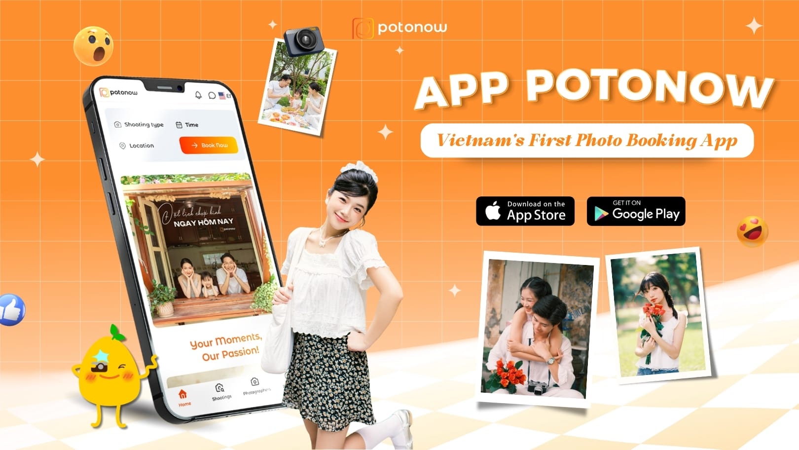 Potonow app officially launched: Experience quick, convenient and flexible scheduling for photoshoot bookings