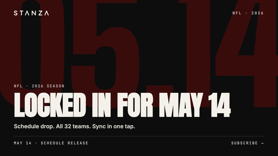📆 NFL 2026 Drop - Are You Ready?
