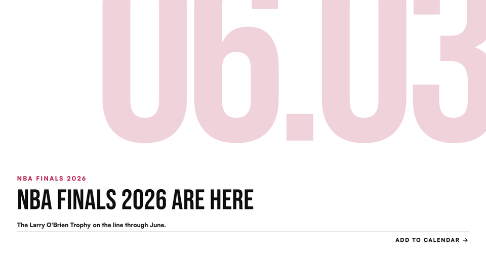 🏀 Locked in for NBA Finals 2026?