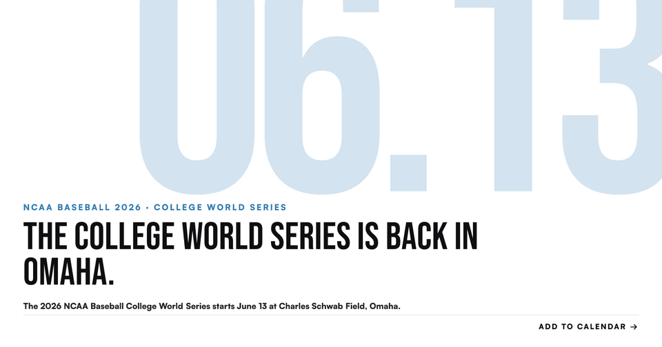 ⚾ Locked in for NCAA Baseball 2026 - College World Series?